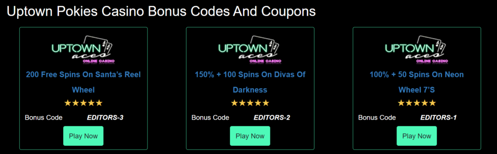 uptown casino bonus